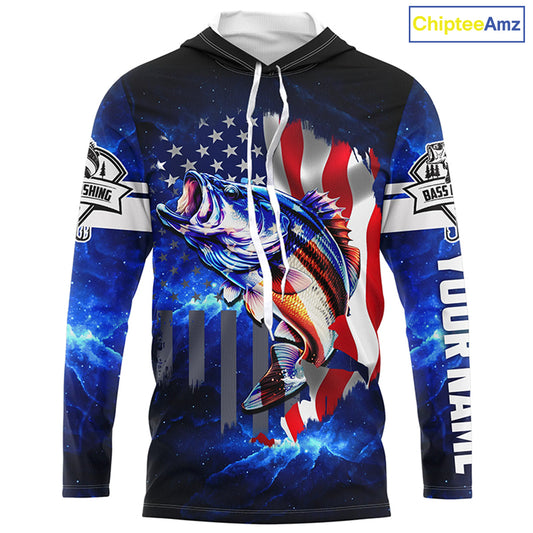 Largemouth Bass Fishing custom UV protection Fishing shirts NQS648