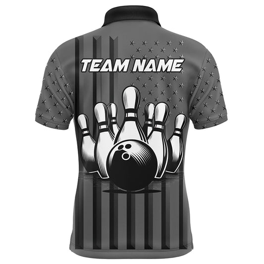Personalized Bowling Shirt for Men Camo Bowling Jersey Polo Shirt Unisex QZT276
