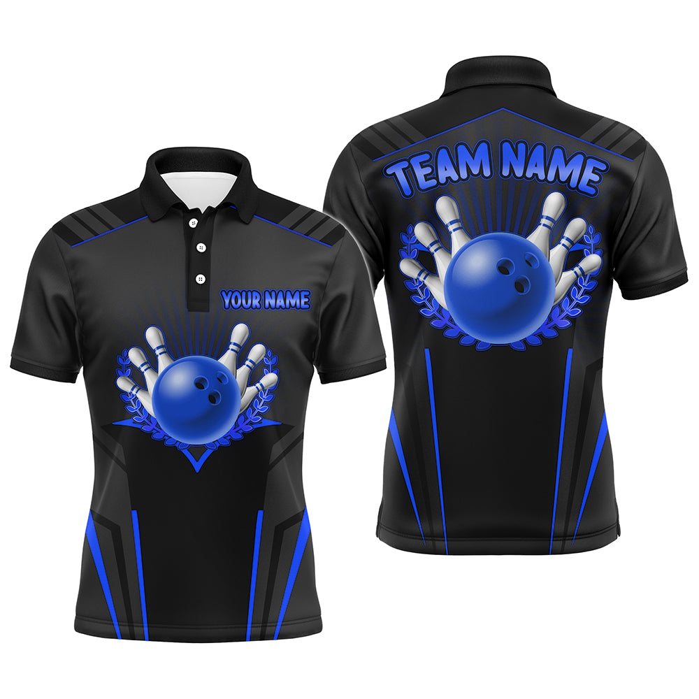 Personalized Bowling Jersey For Men Bowling Team League Shirts Custom Bowling Polo Shirt BDT378