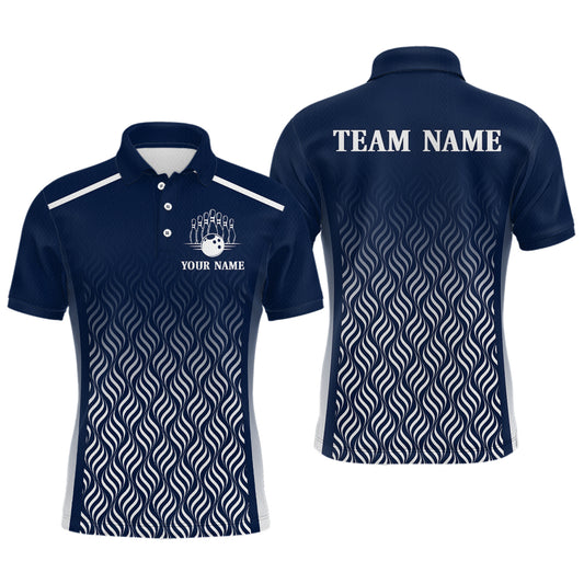 Custom Bowling League Shirts For Men with Name , Personalized Bowling Team Jerseys HNT35