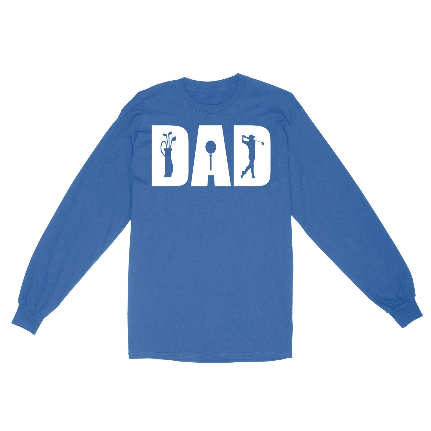 Golf Lover Dad Shirt, fathers day golf gifts for Dad, Golf Shirts For Men D06 NQS3359 Long Sleeve
