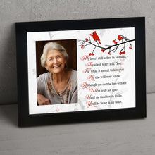 Load image into Gallery viewer, Memorial Shadow Box, Cardinal Picture Frame Sympathy Gifts for Loss of Loved One Memory Frame 3.5x5 TND3
