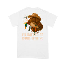 Load image into Gallery viewer, I'd Rather Be Duck Hunting Chesapeake Bay Retriever Dog Men T-shirt FSD4707 D03
