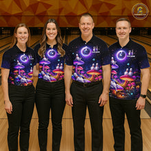 Load image into Gallery viewer, Mystic Bowling Night Garden Custom Bowling Team Shirt for Women Bowling Jersey Polo &amp; Quarter-Zip QZT990