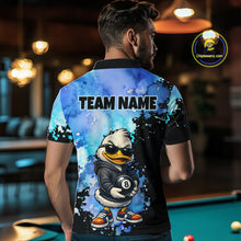 Load image into Gallery viewer, Custom Funny Duck Billiard Shirt for Men 8 Ball Billiard Team Jersey Pool Shirt Unisex BHT21