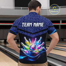 Load image into Gallery viewer, Personalized Bowling Team Shirt for Men  Polo &amp; 1/4 Zip Bowling Jersey League QZT839