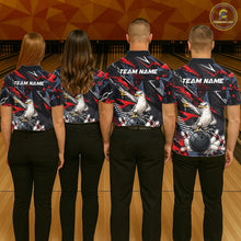Load image into Gallery viewer, Custom Funny Gull Bowling Team Shirt for Women Bowling League Jersey Polo &amp; Quarter-Zip QZT1016