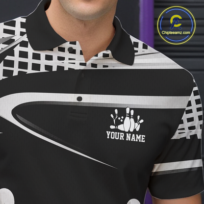 Personalized Funny Opossum Bowling Shirt Bowling Jersey for Men Bowling Polo & Quarter-Zip QZT847