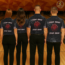 Load image into Gallery viewer, Custom American Flag Bowling Shirt Tiger Bowling Jersey League Polo &amp; 1/4 Zip Bowling for Women QZT835