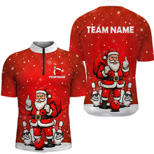 Load image into Gallery viewer, Funny Noel Bowling Shirts for Team Men Women Bowling Jerseys Polo and 1/4 Zip MBL214
