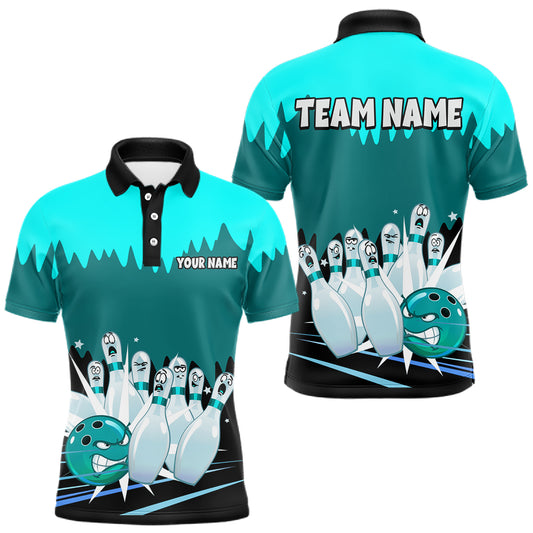 Custom Bowling Shirts for Women Men Bowling Jersey Polo & 1/4 Zip Shirt for Team MBL221