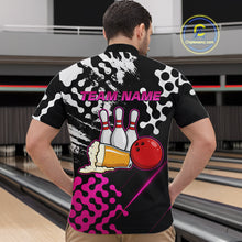 Load image into Gallery viewer, Pink Beer Bowling Shirts for Team Women Men Beer Bowling Polo&amp;1/4 Zip Bowl League MBL255