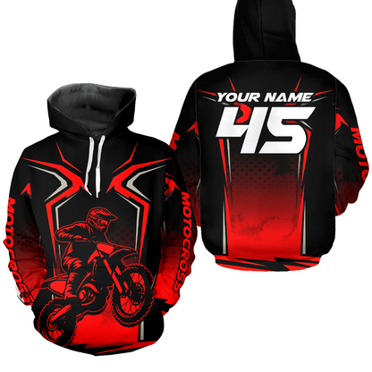 Custom Motocross Hoodie for Men Women Adult Dirt Bike Hoodie Off road Racing Shirt MH442