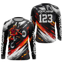 Load image into Gallery viewer, Custom Motocross Jersey for Kid Women Men Dirt Bike Shirts Motorcycle Riding Shirt XM492