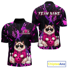 Load image into Gallery viewer, Custom Funny Ragdoll Cat Bowling Jersey for Men Bowling League Bowling Team Shirts HN288