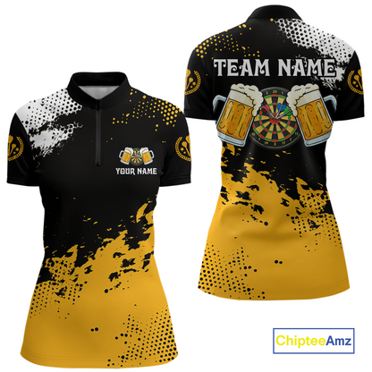 Custom Beer Darts Shirt for Women Darts Team Jerseys Dartboard Shirt Dart League NNT264