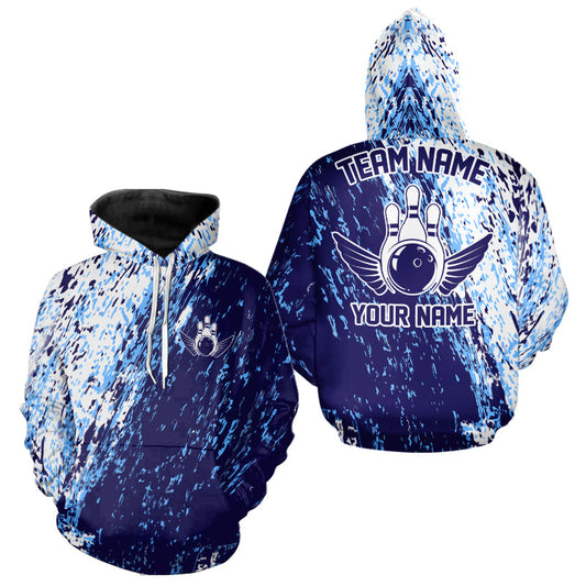 Personalized Bowling Hoodie Shirts For Men And Women, Team Bowling Jerseys Bowling Pin IPHW4499