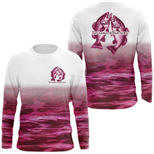 Load image into Gallery viewer, Personalized Bass Fishing Valentine'S Day Fishing Shirts, Matching Bass Fishing Couple Gifts IPHW5794