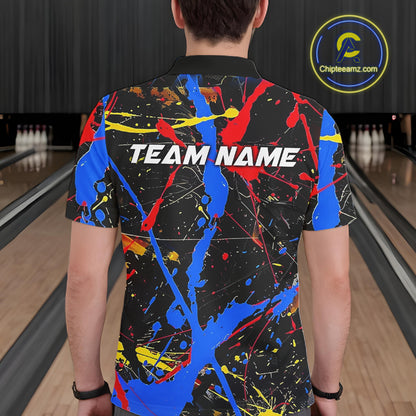 Personalized Colorful Bowling Shirts For Men And Women, Custom Name Bowling Team Jerseys IPHW6181