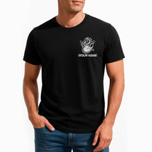Load image into Gallery viewer, Custom Blue And Yellow Lightning Dragon Bowling T-Shirts For Men, Bold Team Outfit IPHW9061