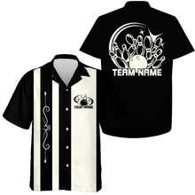 Load image into Gallery viewer, Custom Classic Vintage Bowling Team Shirts, 50S Retro Bowling Button Up Shirt IPHW10088