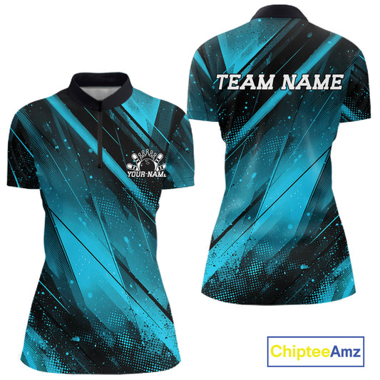 Teal and black sports jersey with 'TEAM NAME' text on a white background, featuring Chiptee Amz branding.