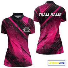 Load image into Gallery viewer, Pink and black sports jersey with 'Team Name' text on a white background, featuring Chiptee Amz branding.