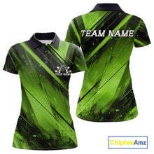 Load image into Gallery viewer, Green and black sports jersey with 'Team Name' text and Chiptee Amz branding.