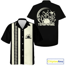 Load image into Gallery viewer, Custom Classic Vintage Bowling Team Shirts, 50S Retro Bowling Button Up ShirtIPHW10868