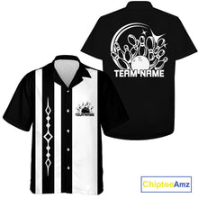 Load image into Gallery viewer, Custom Classic Vintage Bowling Team Shirts, 50S Retro Bowling Button Up Shirt IPHW10876