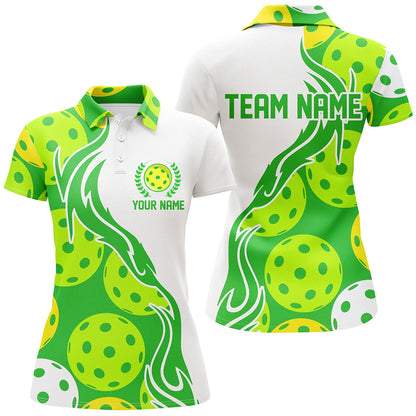 Custom Women's Pickleball Polo Shirts With Team Name, Outdoor Pickleball Outfits For Players IPHW5194