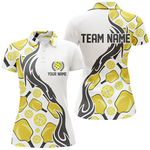 Load image into Gallery viewer, Custom Women's Pickleball Polo Shirts With Team Name, Outdoor Pickleball Outfits For Players IPHW5195