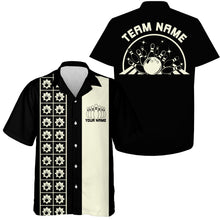 Load image into Gallery viewer, Custom Retro Style Bowling Button Up Shirt, Vintage Bowling Hawaiian Team Shirt IPHW10080