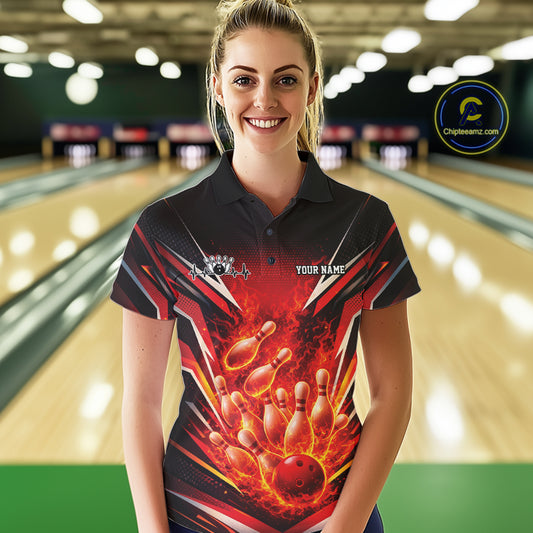 Male model in bowling lane wearing quarter-zip shirt with duck sunglasses fedora cash cigar bowling ball pins illustration
