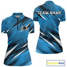 Load image into Gallery viewer, Blue sports jersey with 'Team Name' text and Chiptee Amz branding.