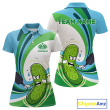 Load image into Gallery viewer, Custom Funny Pickles Play Pickleball Polo Shirts For Women, Pickleball Team Shirt IPHW9433