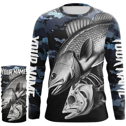 Redfish drum Fishing Fish Reaper Customize Fishing camo UV protection fishing shirts for men, women NQS5916