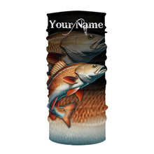 Load image into Gallery viewer, Redfish fishing scales Custom name sun protection personalized fishing gifts, Redfish fishing jerseys NQS9685