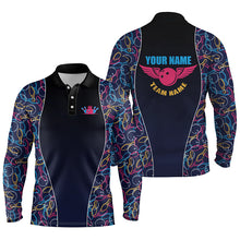 Load image into Gallery viewer, personalized bowling shirt for men – custom name design side view