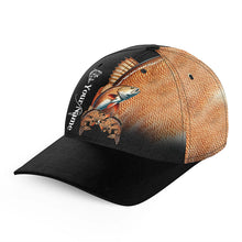 Load image into Gallery viewer, Redfish fishing green Custom fishing hat Unisex Fishing Baseball Angler hat cap NQS3255