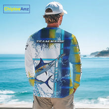 Load image into Gallery viewer, Blue Marlin fishing scales custom Marlin fishing team jerseys, Marlin offshore fishing apparel NQS10870