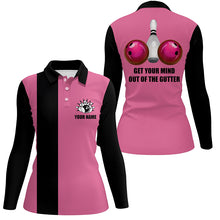 Load image into Gallery viewer, personalized bowling shirt for women – custom name design side view