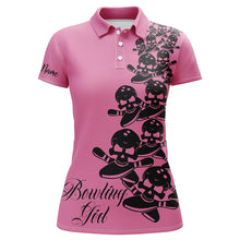 Load image into Gallery viewer, Custom bowling shirt for women – personalized team jersey front view