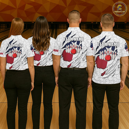 Personalized Texas Flag Camo Bowling Shirts For Men Custom patriotic Texas Bowling Team Jerseys NQS11173