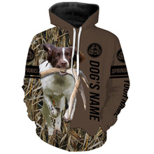 Load image into Gallery viewer, English Springer Spaniel Hunting Dog Custom Name Camo Shirts, Hunting Gifts FSD4079KYC