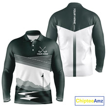 Load image into Gallery viewer, Personalized Golf Polo Shirt Custom Name Golf Club Polo For Men Golf Tournament Apparel|Green 