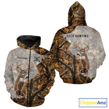 Load image into Gallery viewer, Beautiful Deer Hunting 3D Shirt All-Over Print with Deer Buck, Camouflage For Deer Hunters NHT248