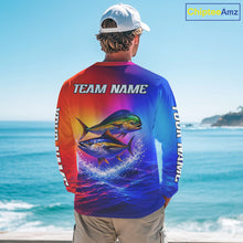Load image into Gallery viewer, Personalized Mahi Mahi, Tuna Neon Performance Fishing Shirt, Offshore Tournament Shirts NHT599