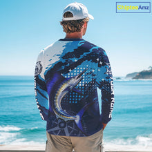 Load image into Gallery viewer, Custom Sailfish Long Sleeve Fishing Shirts For Men, Design Sailfish Fishing Jerseys NHT632