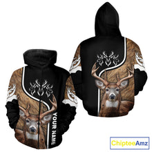 Load image into Gallery viewer, Whitetail Deer Hunting 3D All Over Print Shirts, Personalized Hunting Gifts For Deer Hunters NHT192